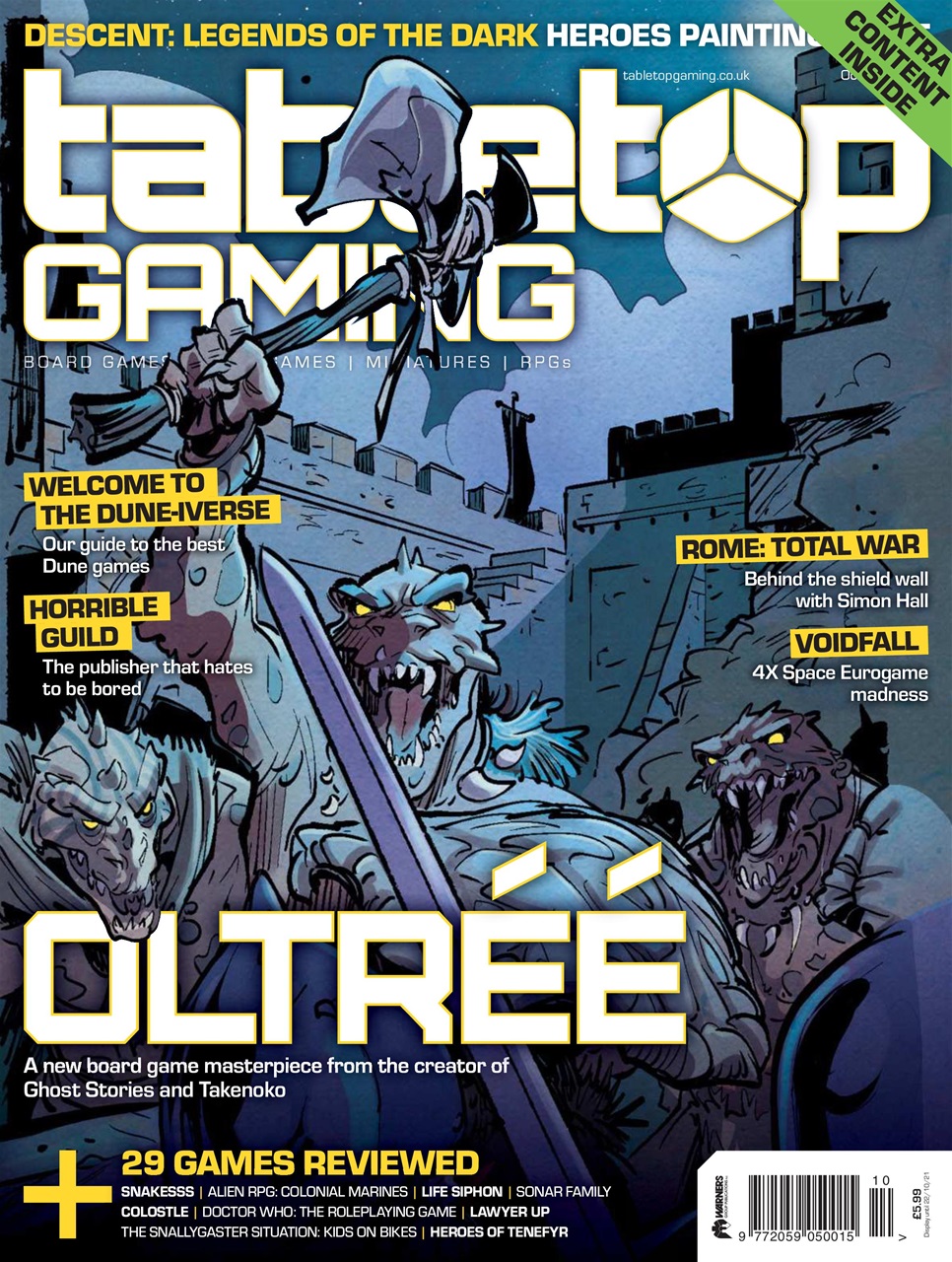 Tabletop Gaming Preview Pages