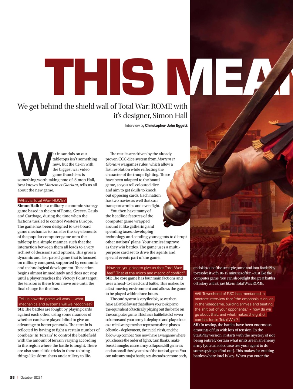 Tabletop Gaming Preview Pages