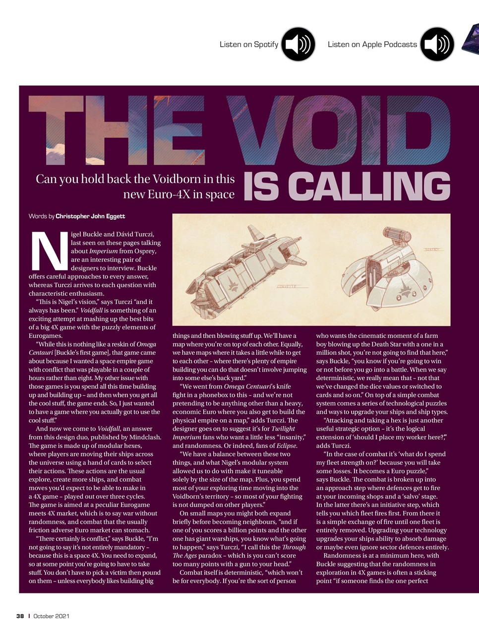 Tabletop Gaming Preview Pages