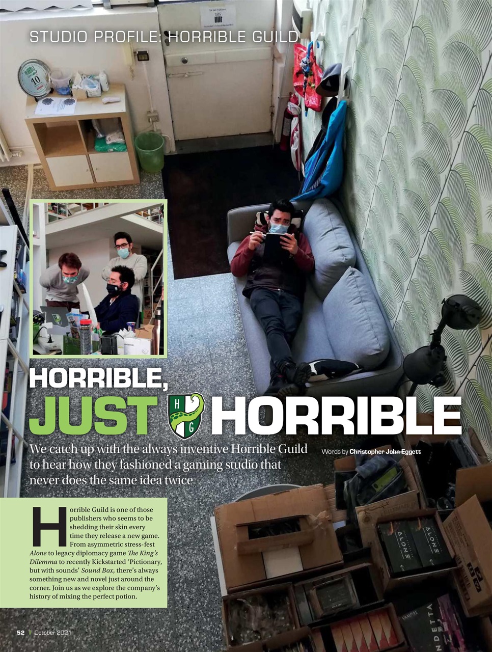 Tabletop Gaming Preview Pages