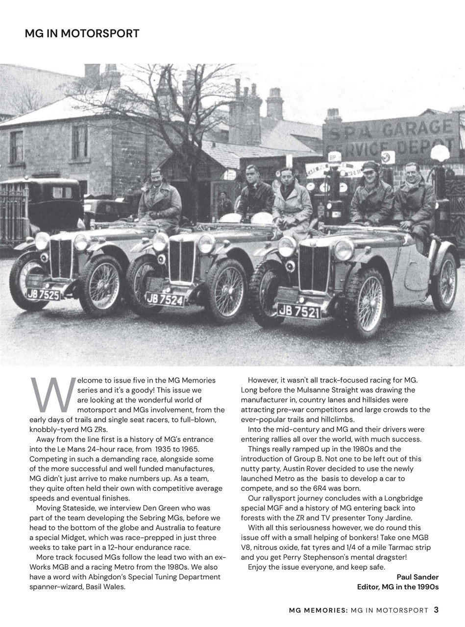 MG Memories Preview Pages