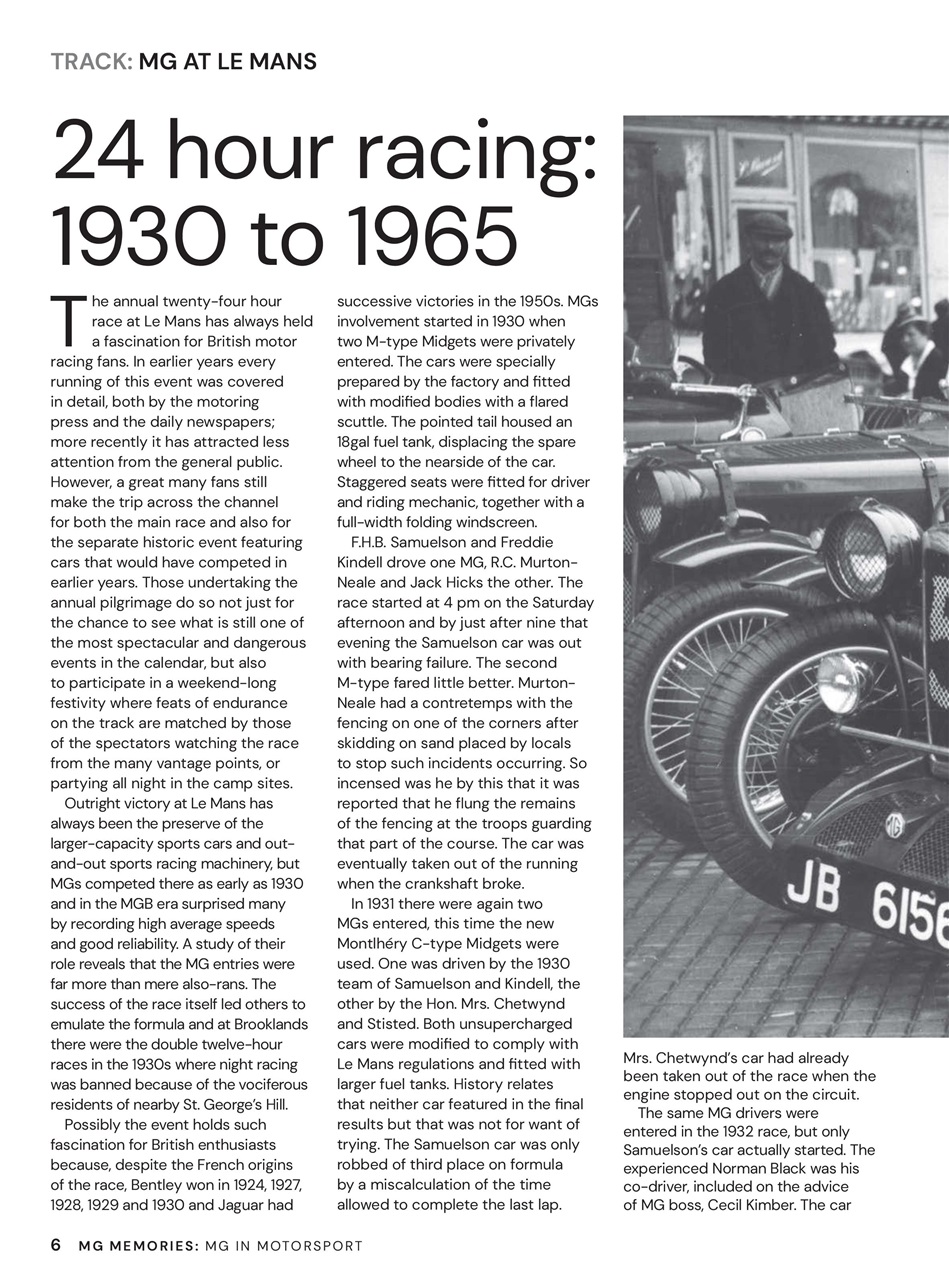 MG Memories Preview Pages