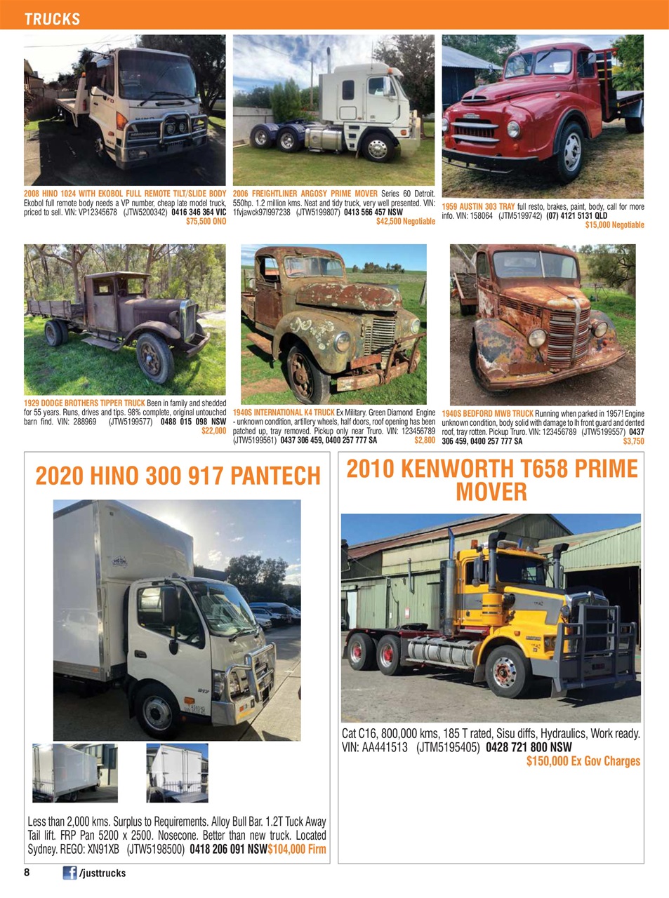 JUST TRUCKS Preview Pages
