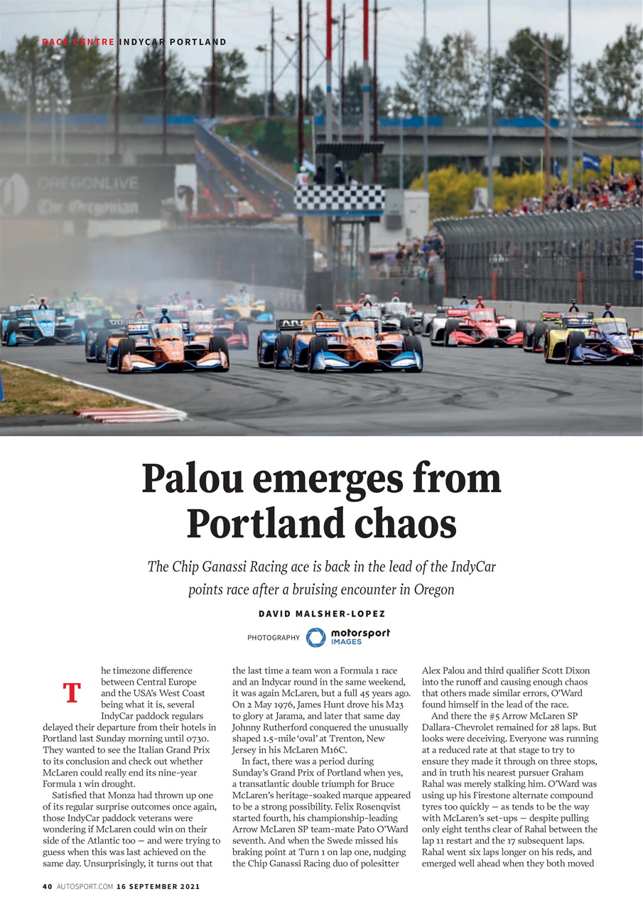 Autosport Preview Pages