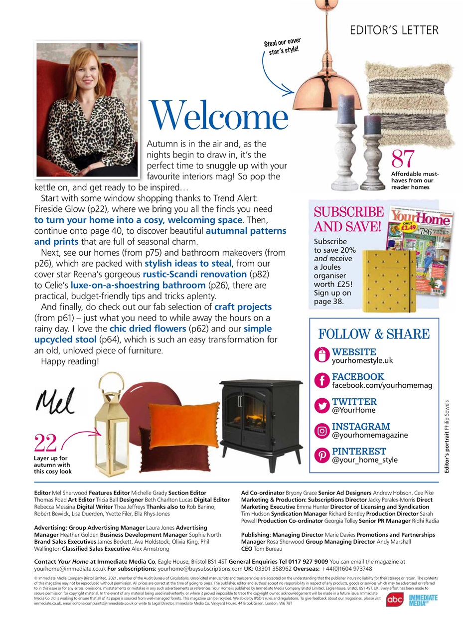 Your Home Magazine Preview Pages