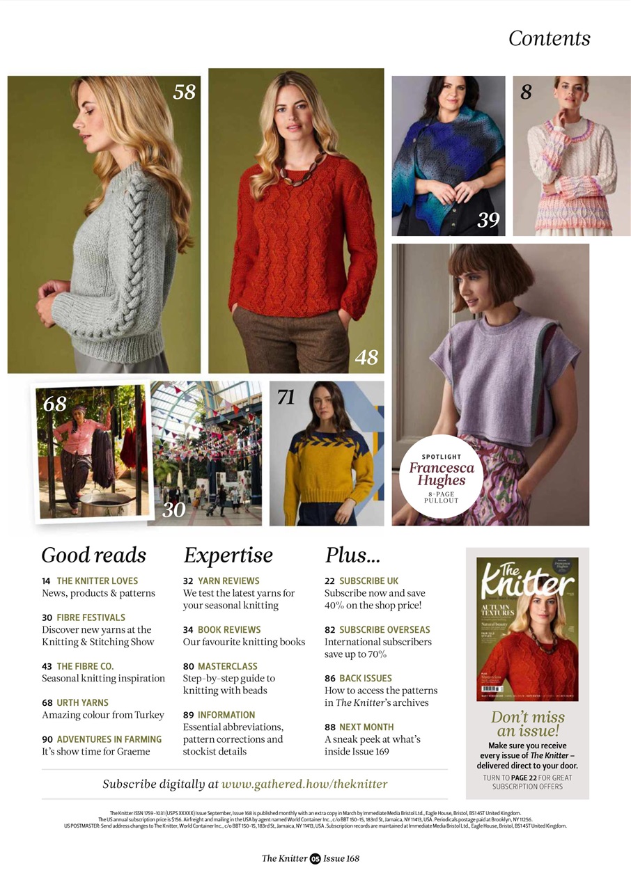 The Knitter Preview Pages