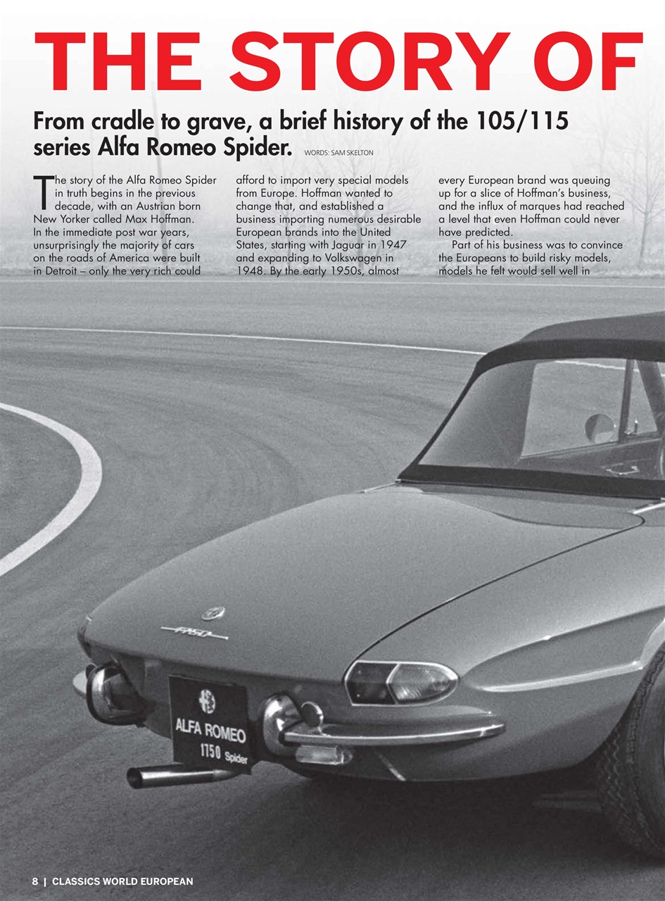 Classics World European Preview Pages