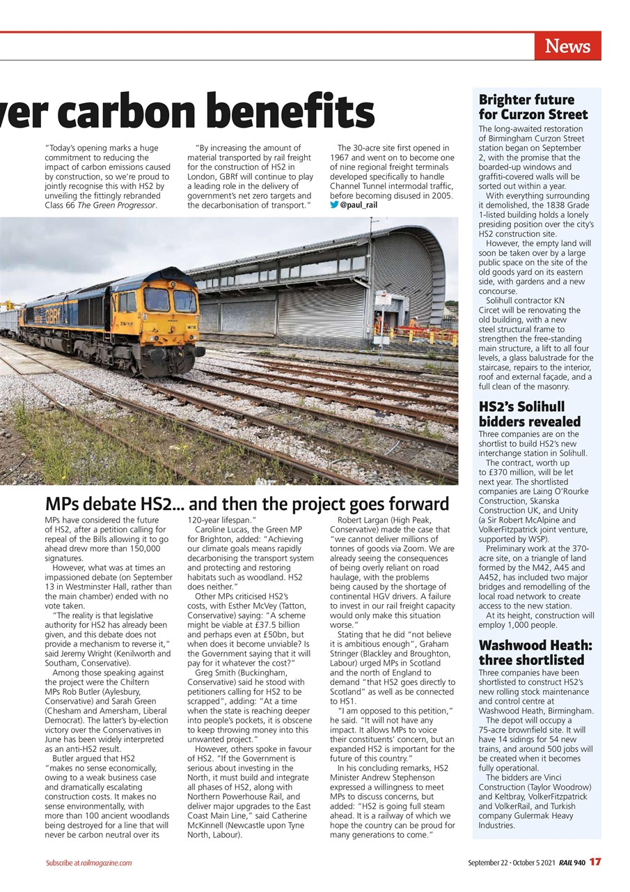 Rail Preview Pages