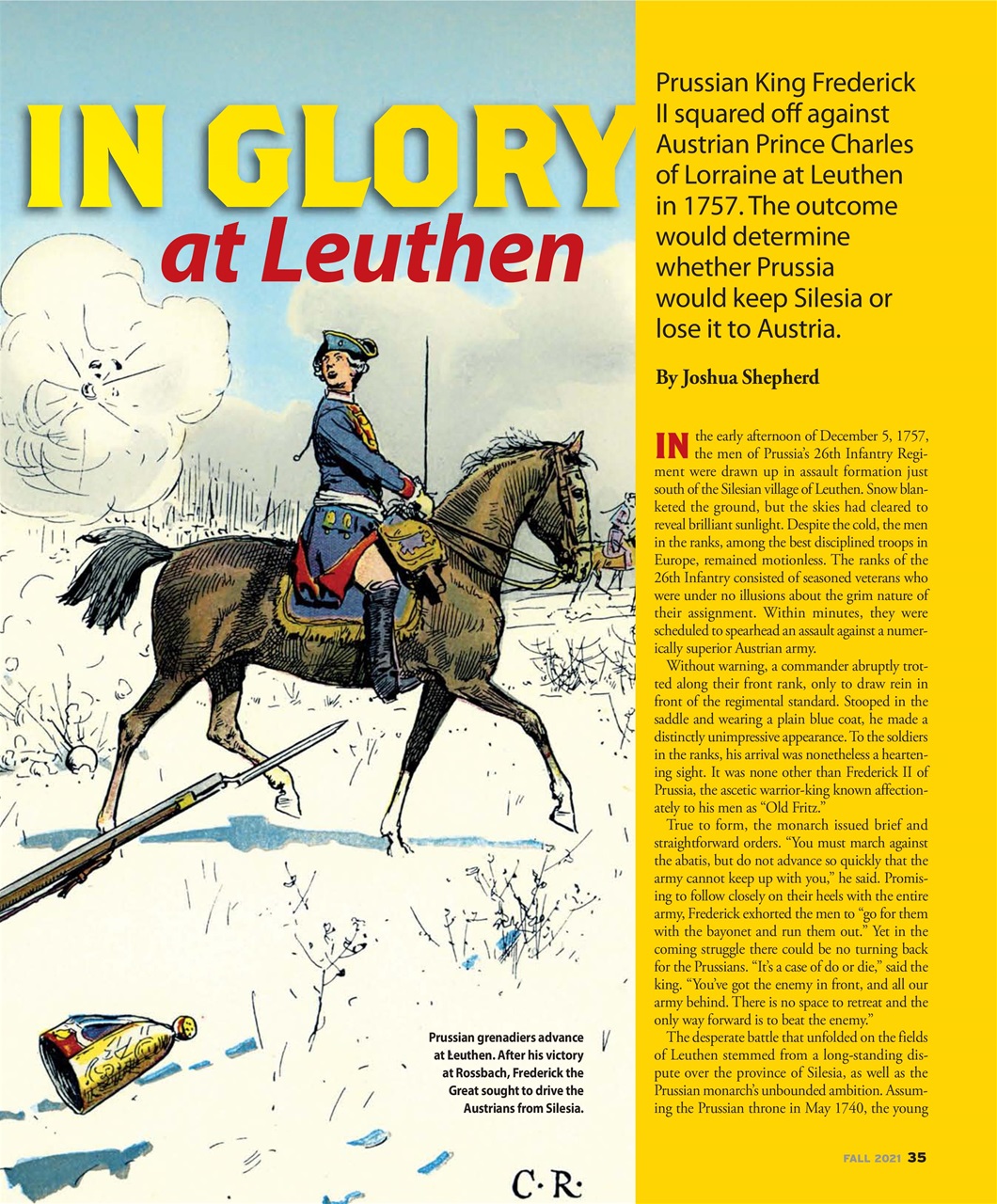 Military Heritage Preview Pages