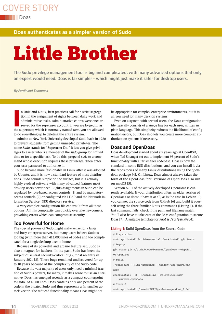 Linux Magazine Preview Pages