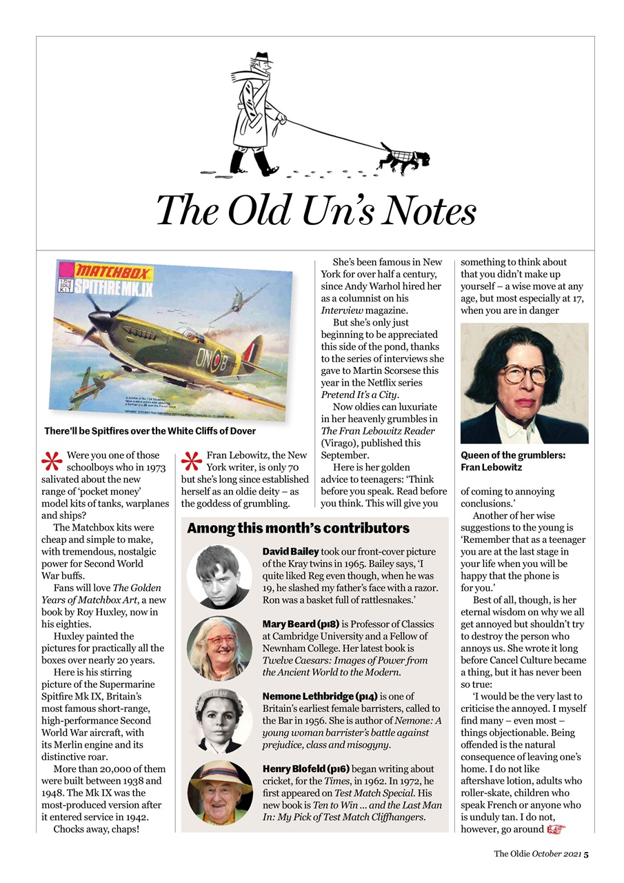 The Oldie Preview Pages