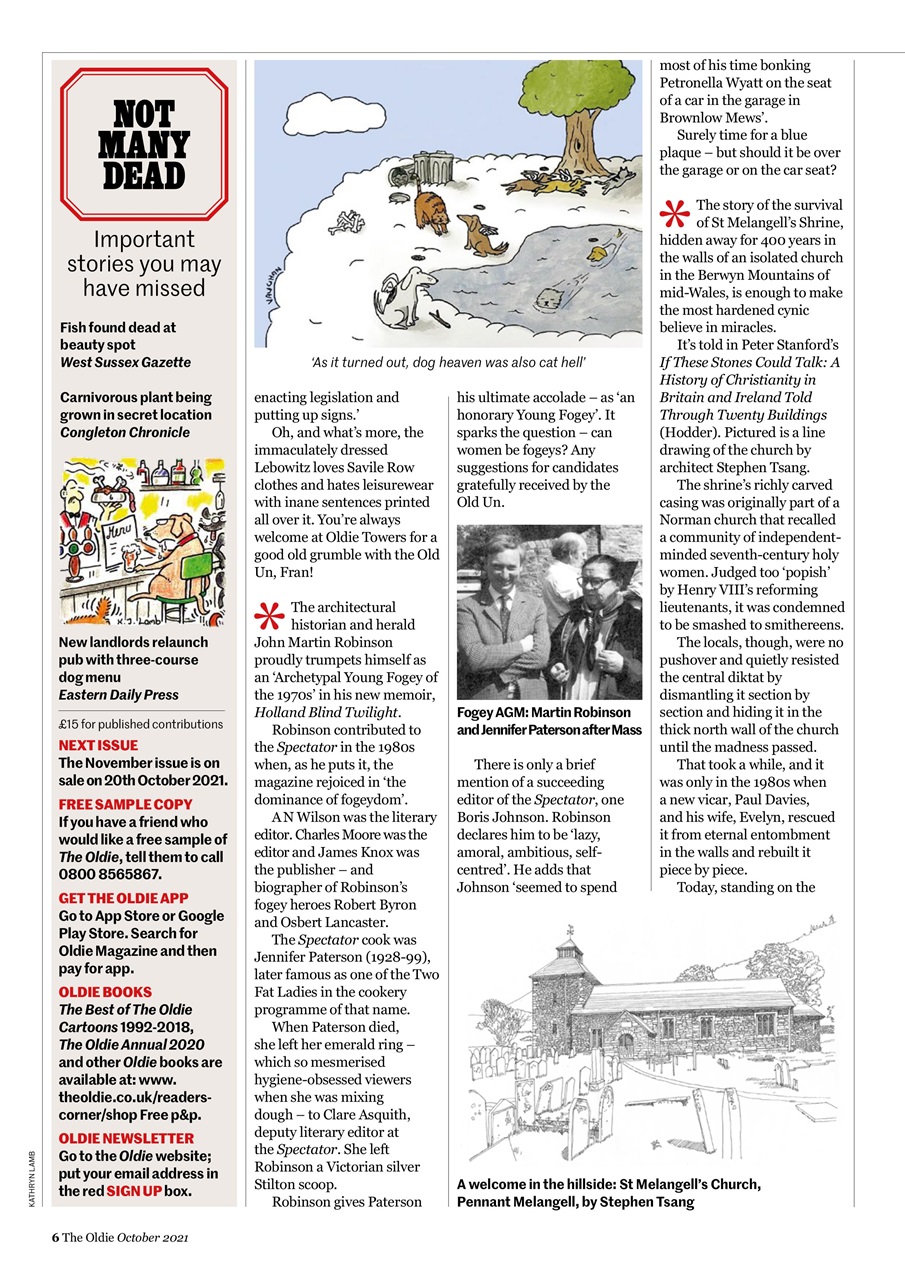 The Oldie Preview Pages