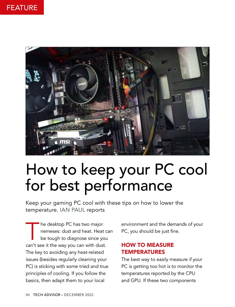 Tech Advisor Preview Pages