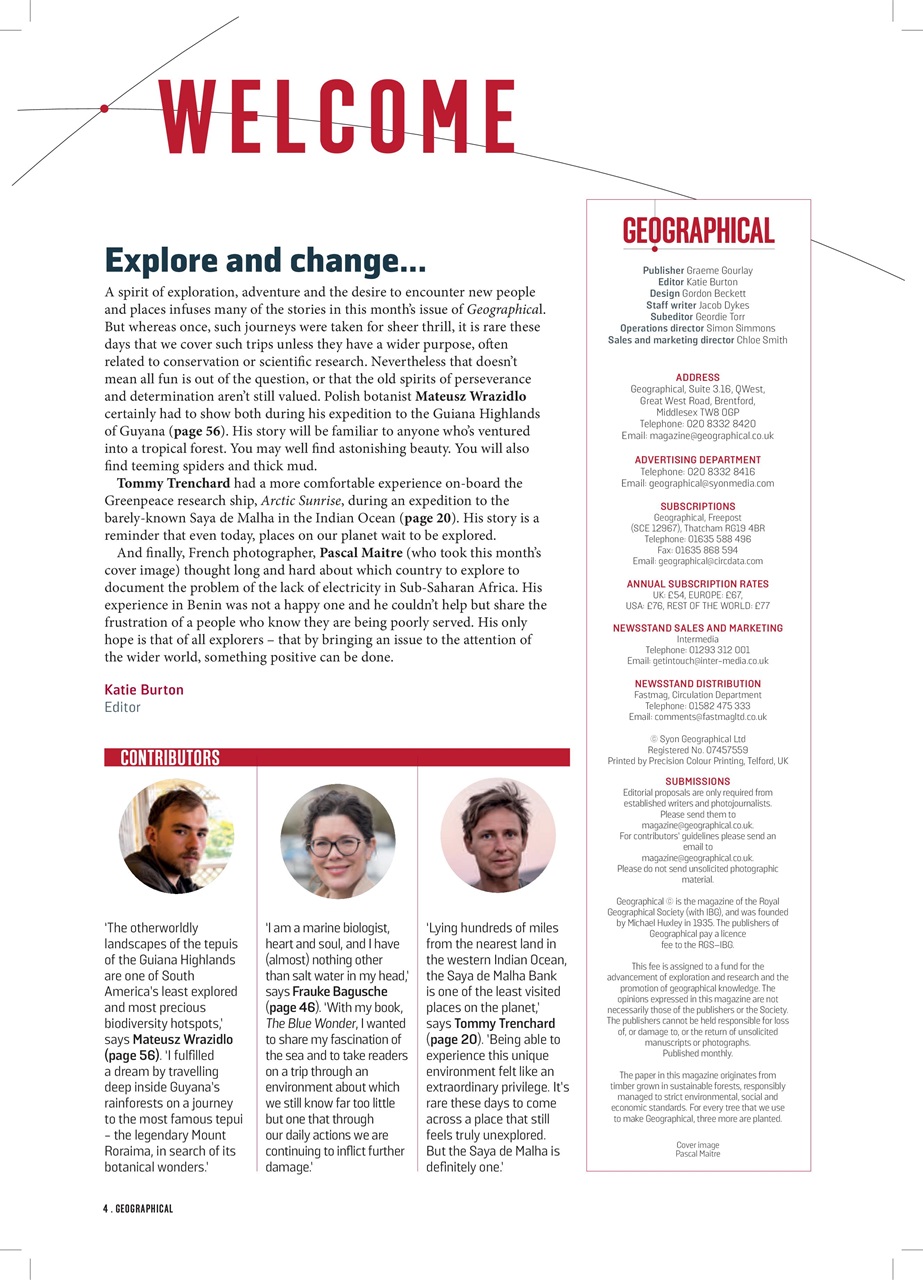 Geographical Preview Pages