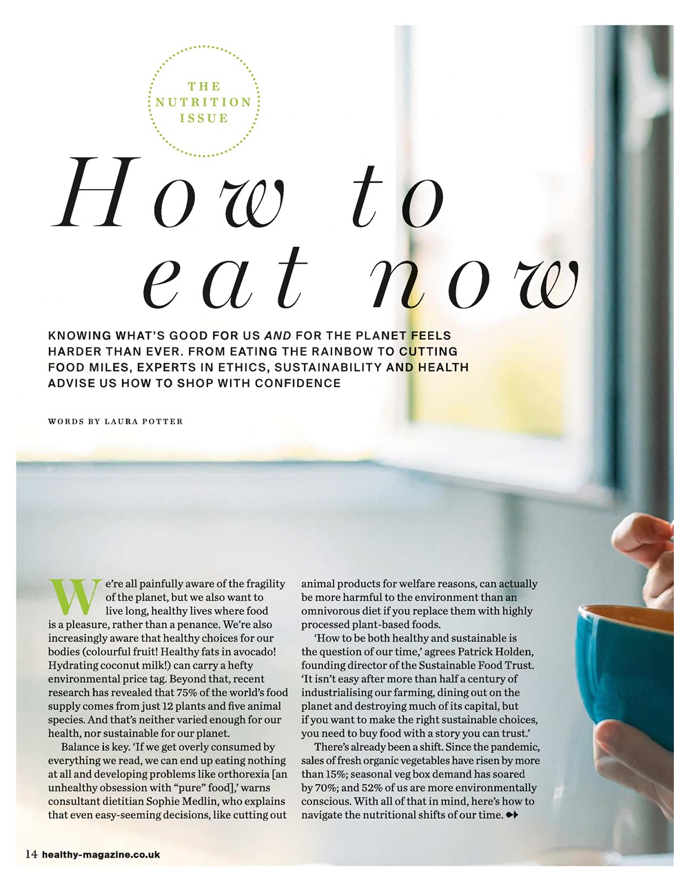 Healthy Magazine Preview Pages