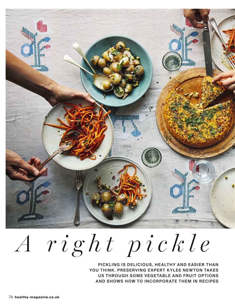 Healthy Magazine Preview Pages