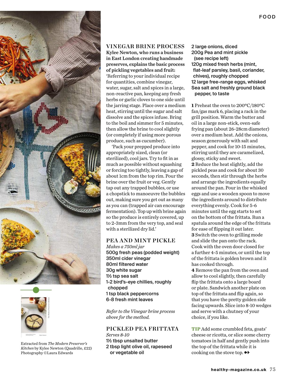 Healthy Magazine Preview Pages