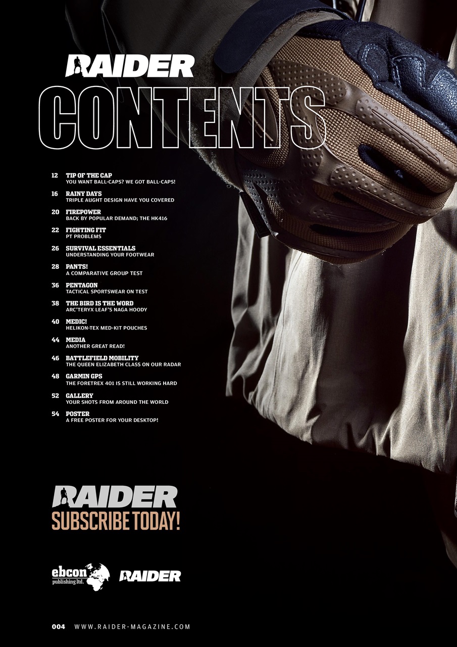 Raider Preview Pages