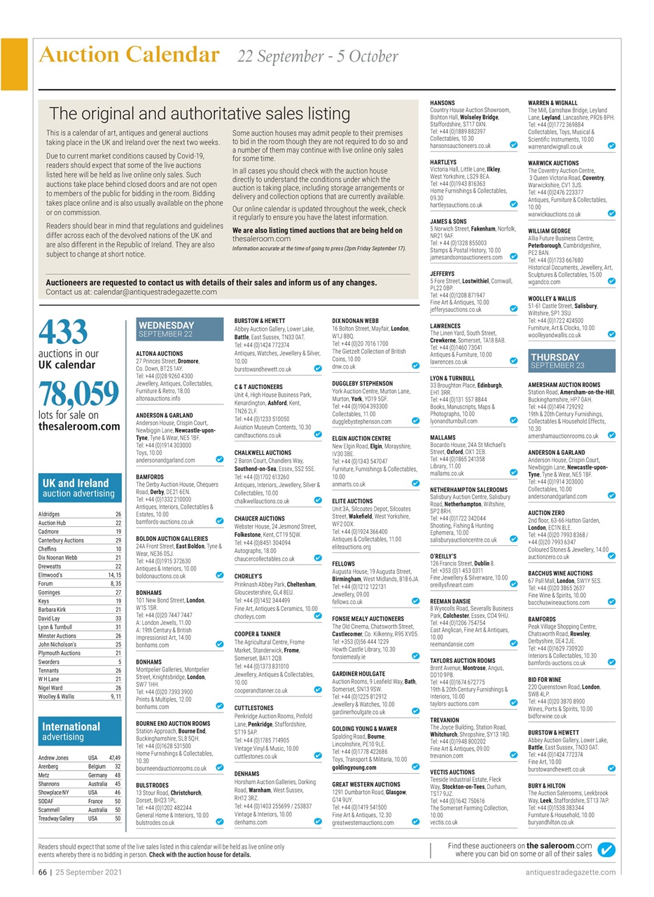 Antiques Trade Gazette Preview Pages