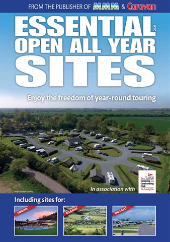 Campervan issue Essential Open All Year Sites 2021
