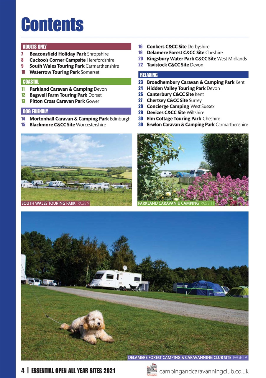 Campervan Preview Pages
