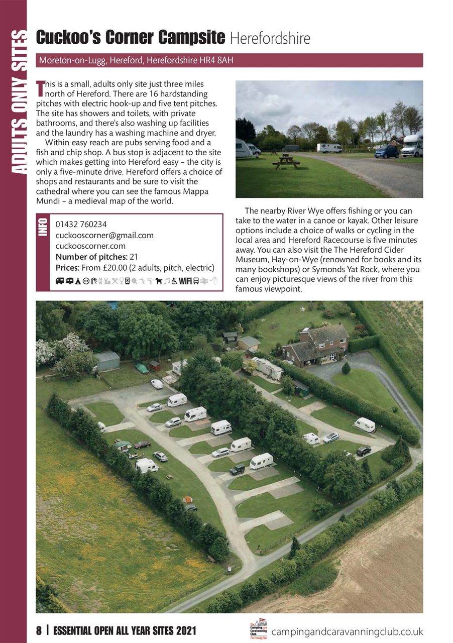 Campervan Preview Pages