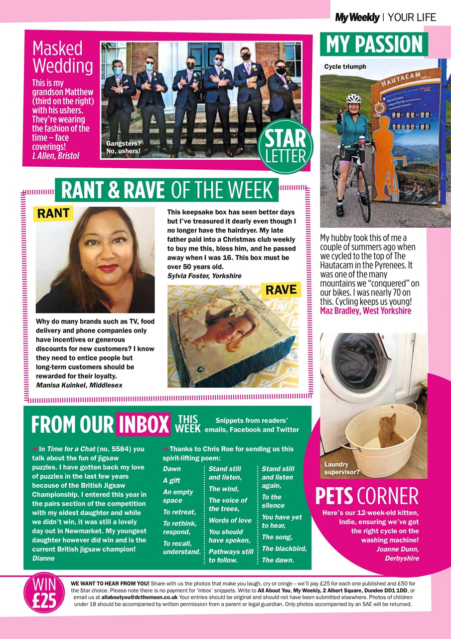 My Weekly Preview Pages