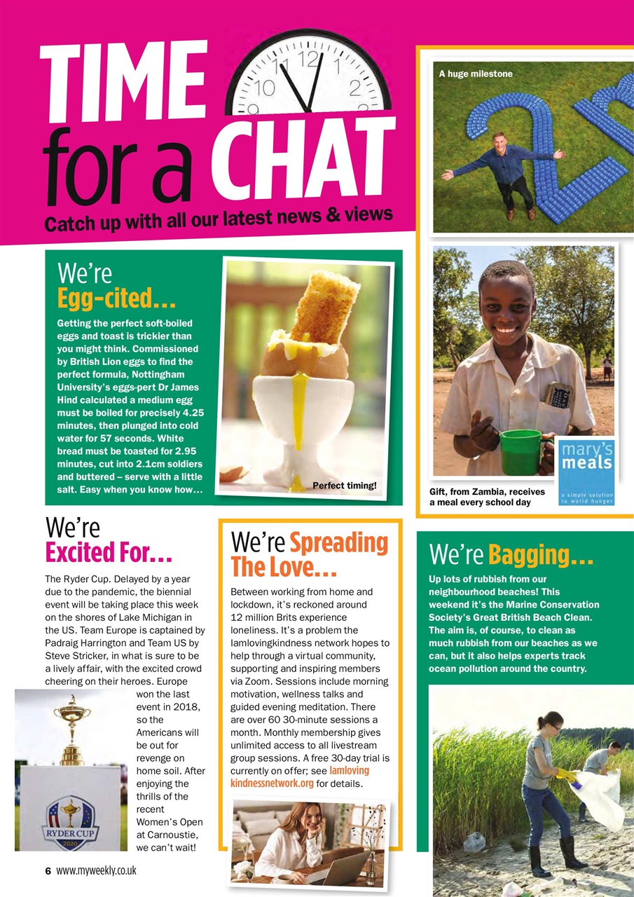 My Weekly Preview Pages