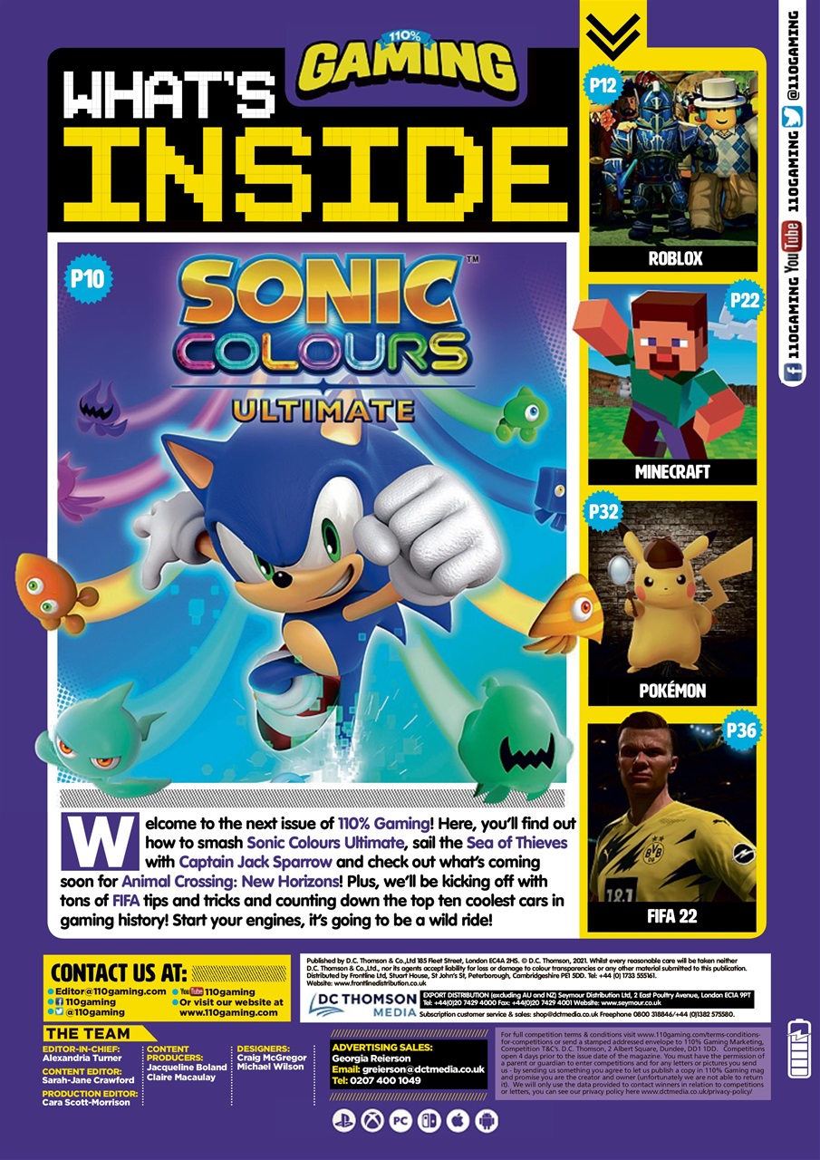 110% Gaming Preview Pages