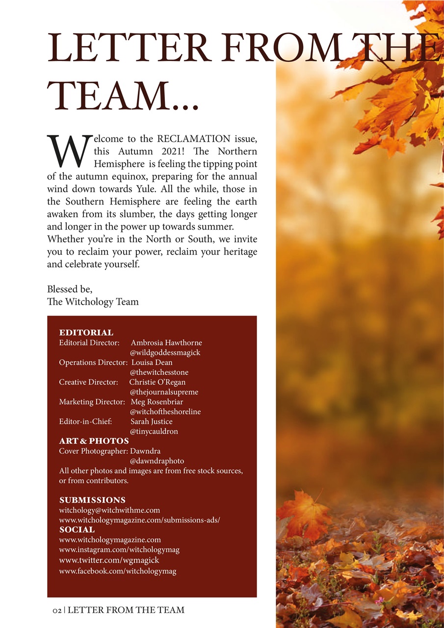 Witchology Magazine Preview Pages