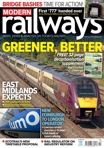 Modern Railways issue  October 2021