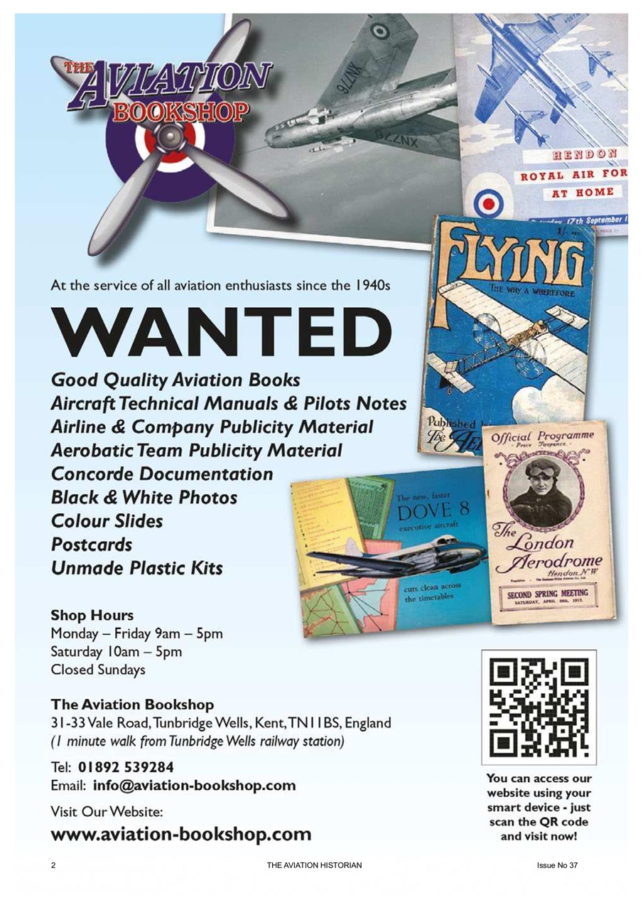The Aviation Historian Magazine Preview Pages