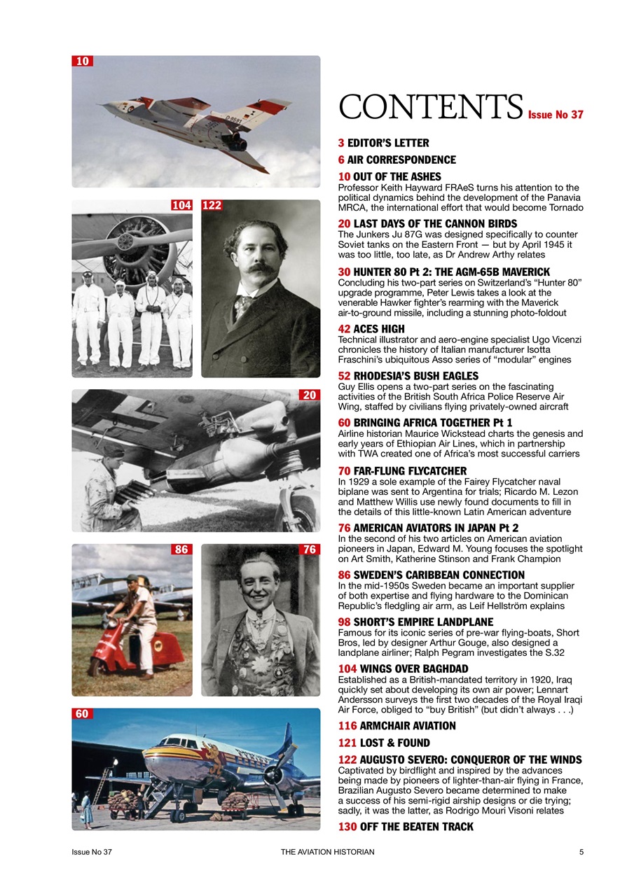 The Aviation Historian Magazine Preview Pages