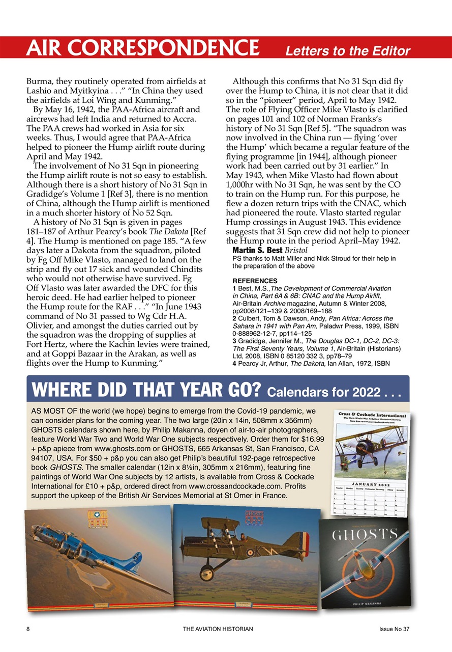 The Aviation Historian Magazine Preview Pages