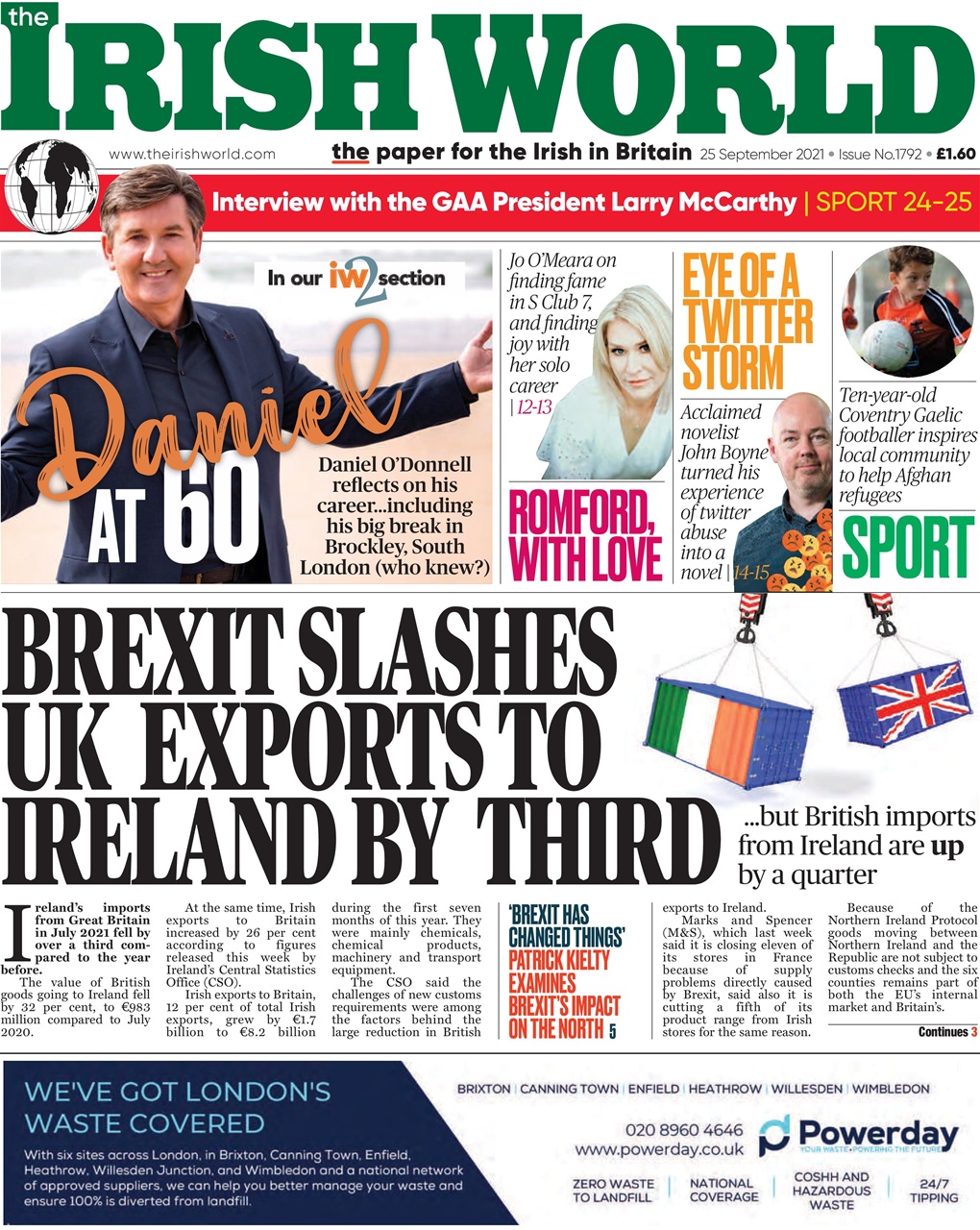 Irish World Preview Pages