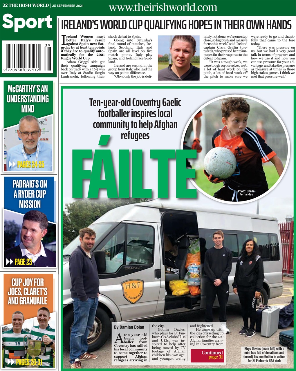 Irish World Preview Pages