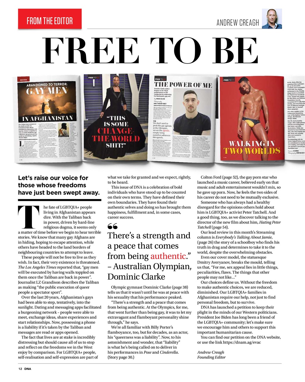 DNA Magazine Preview Pages