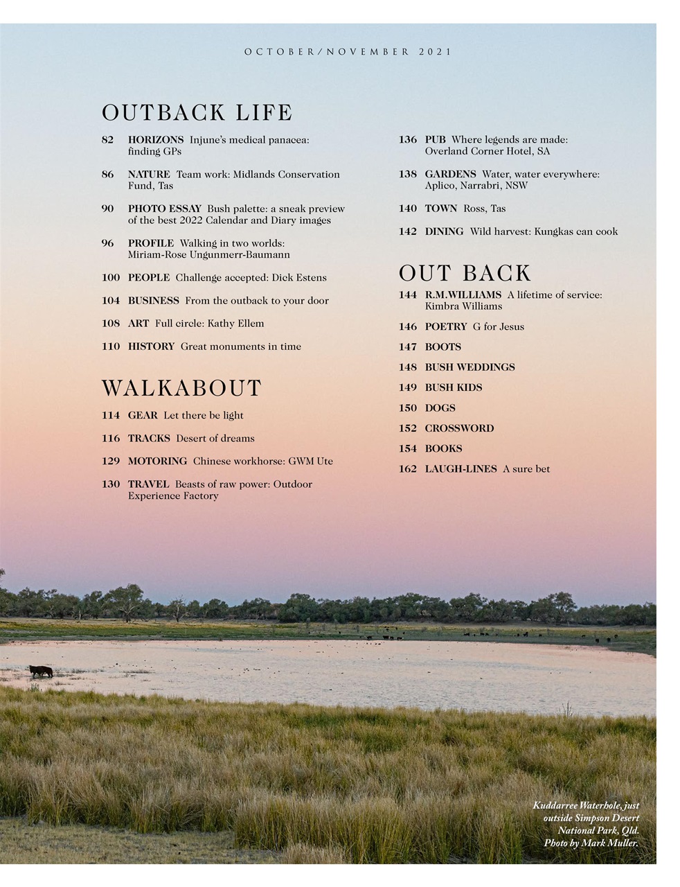 OUTBACK Magazine Preview Pages