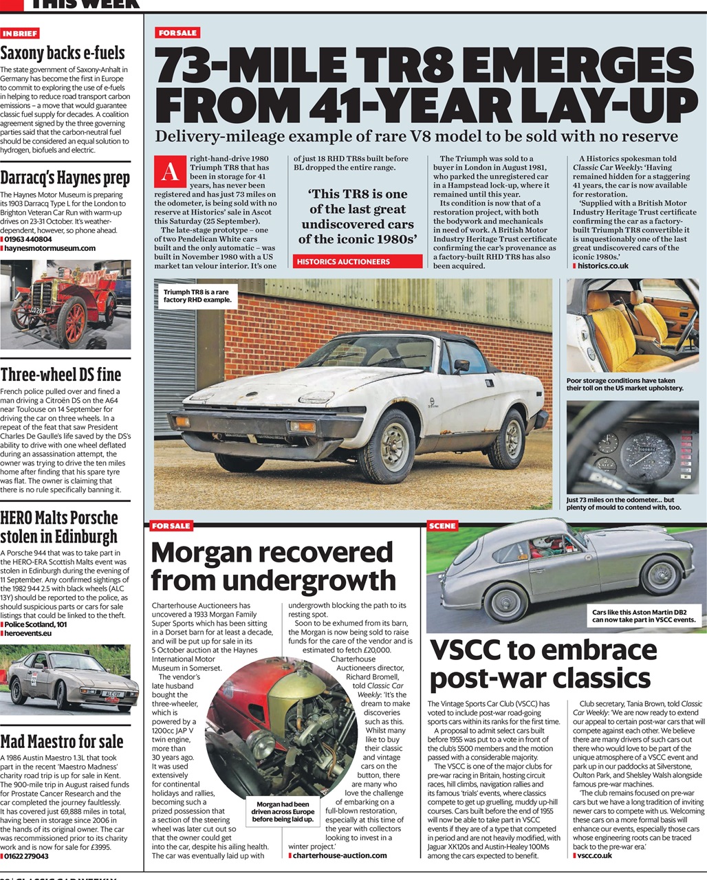 Classic Car Weekly Preview Pages