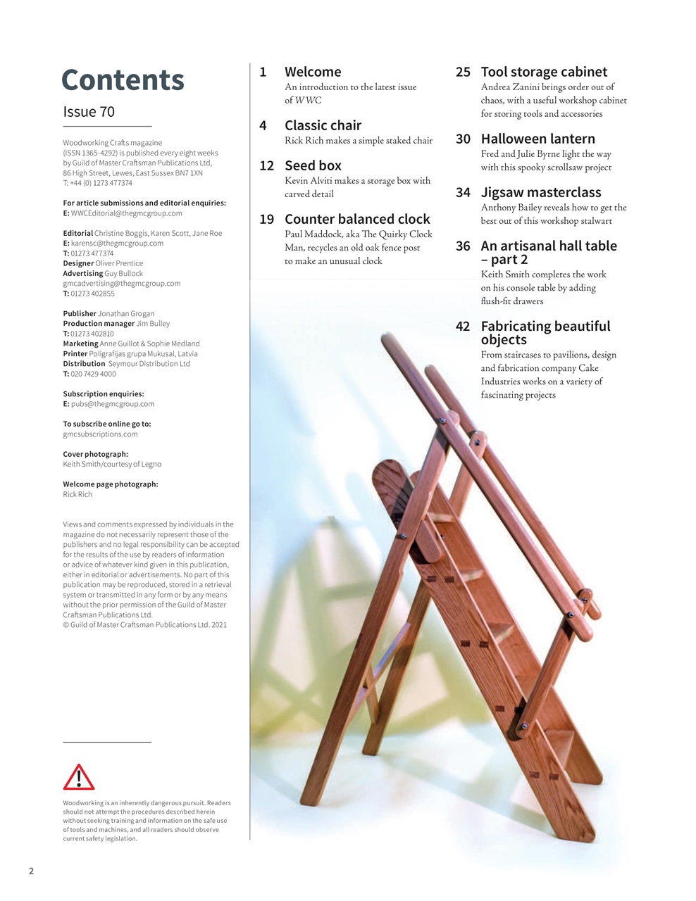 Woodworking Crafts Magazine Preview Pages