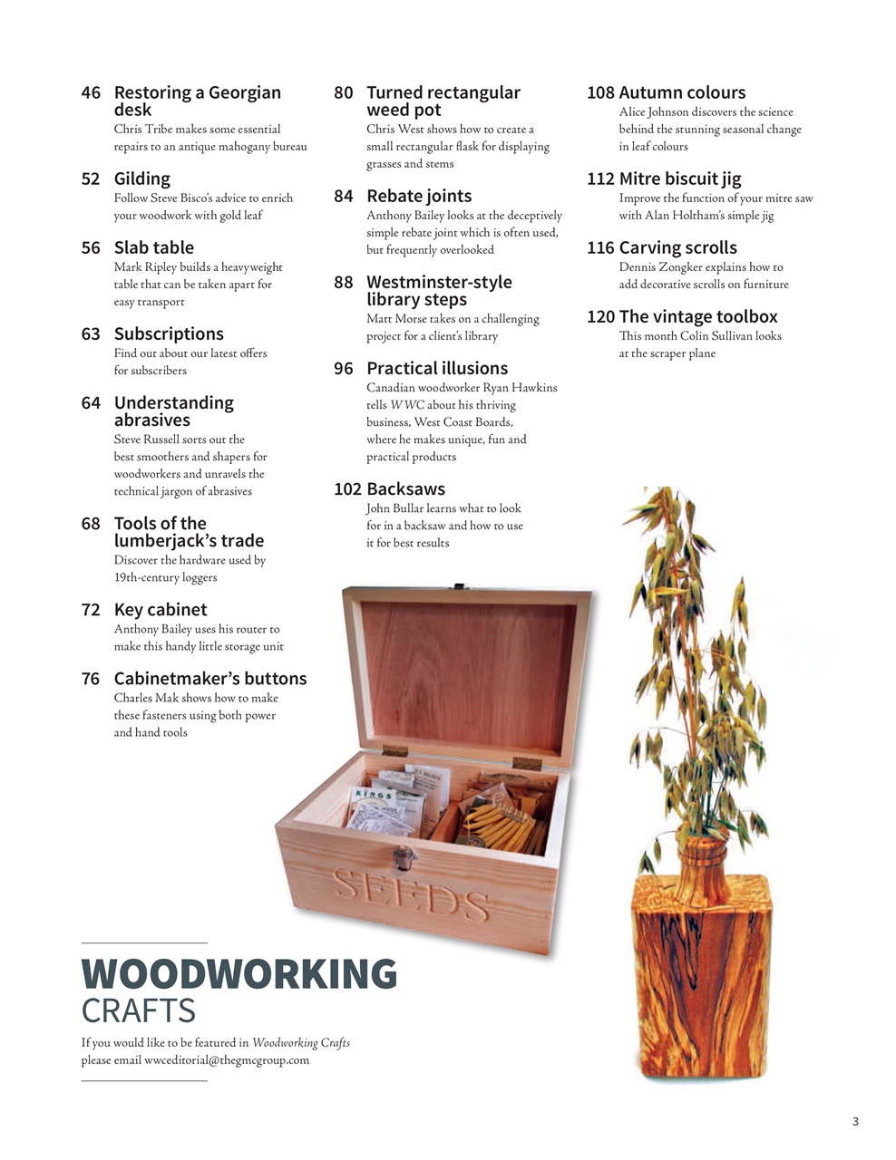 Woodworking Crafts Magazine Preview Pages