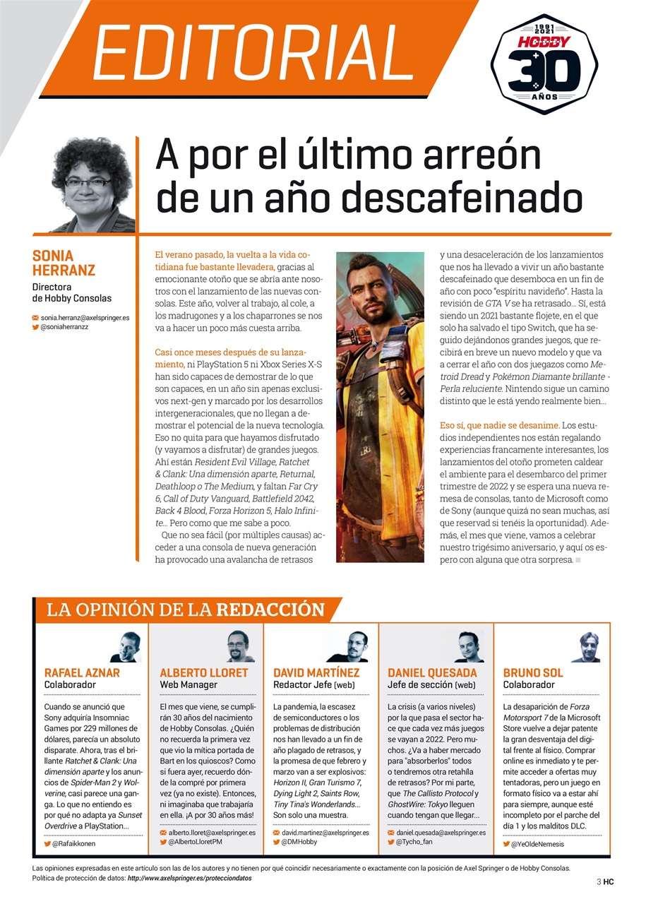 Hobby Consolas Preview Pages