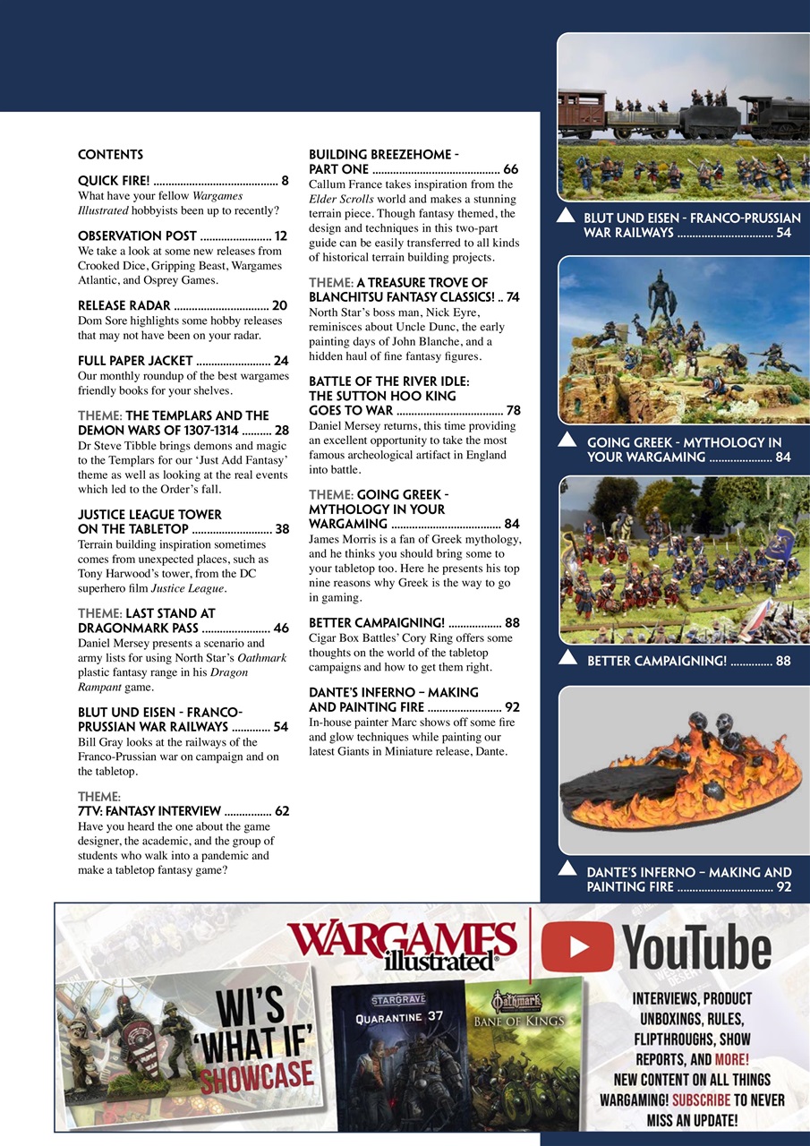 Wargames Illustrated Preview Pages