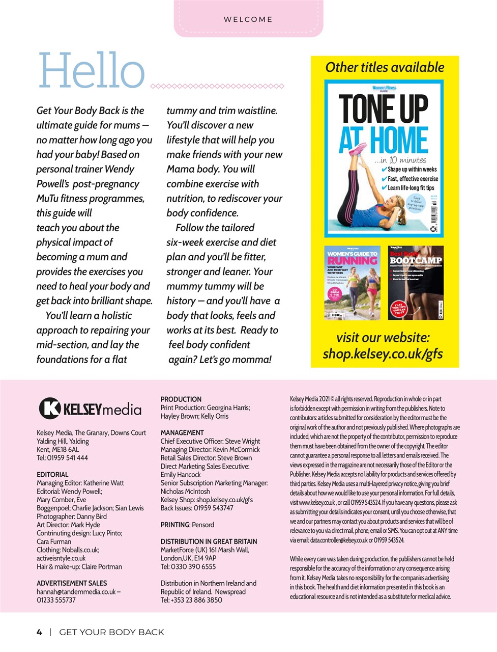 Women’s Fitness Guides Preview Pages