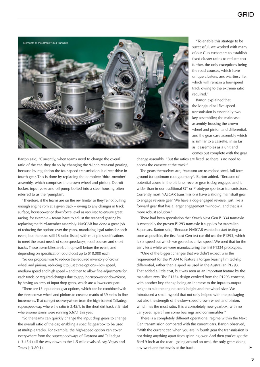 Race Engine Technology Preview Pages