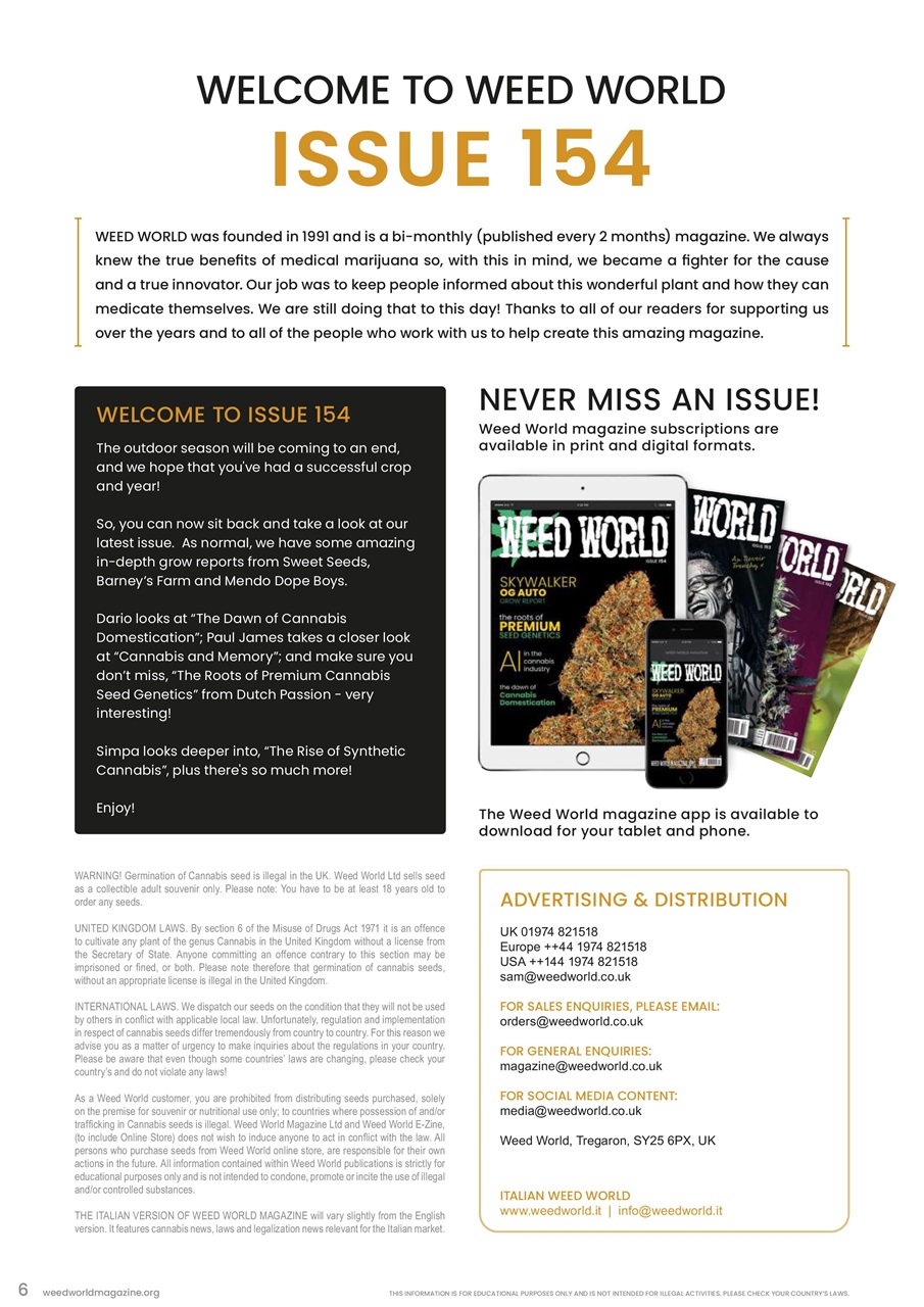 Weed World Preview Pages