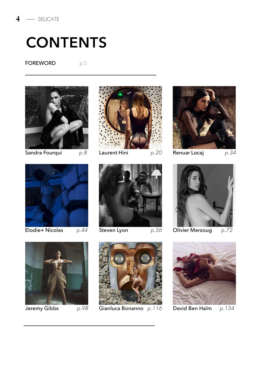 Delicate Magazine Preview Pages