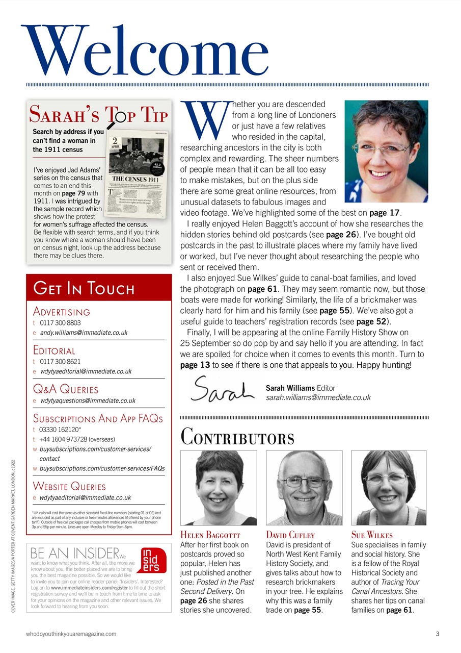 Who Do You Think You Are? Preview Pages