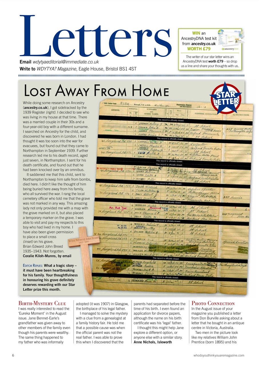 Who Do You Think You Are? Preview Pages