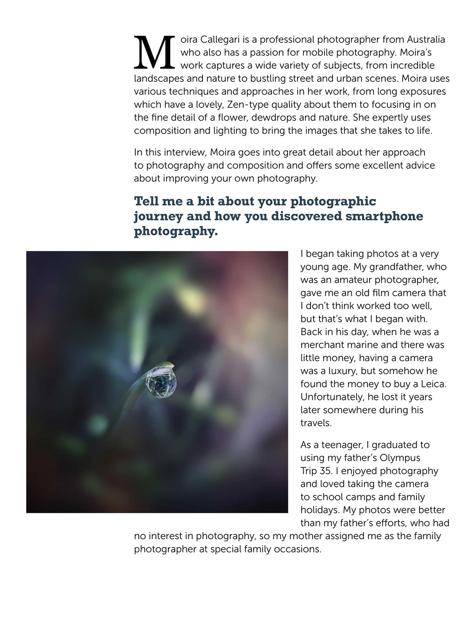 Mobiography Preview Pages